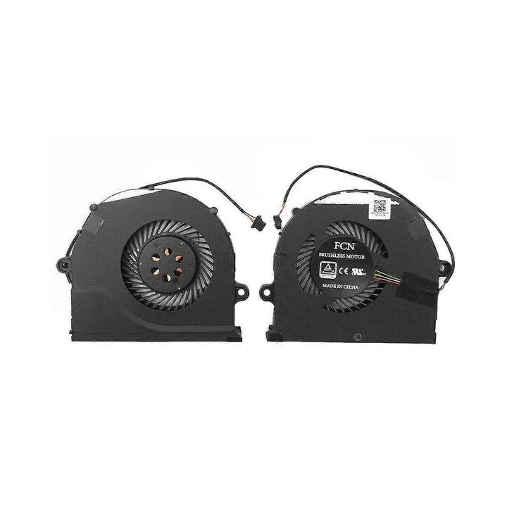 Set 2 ventilatoare de racire CPU + GPU pentru Strix GL503 GL503V GL503VD FX503VD FX503, plastic, 12V