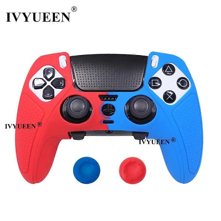 Husa antiderapanta pentru controller PlayStation 5 Dualsense Edge, silicon moale, 18 culori disponibile