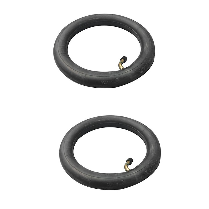 Set 2 tuburi interioare pentru trotinete 8 inch, 8x1 1/4, culoare neagra