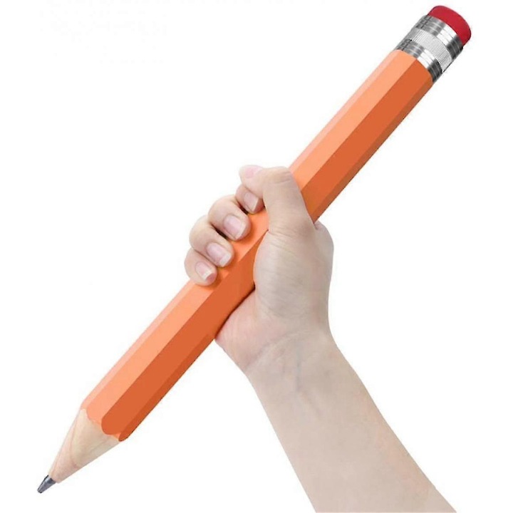 Creion urias, 35x3.5cm, portocaliu