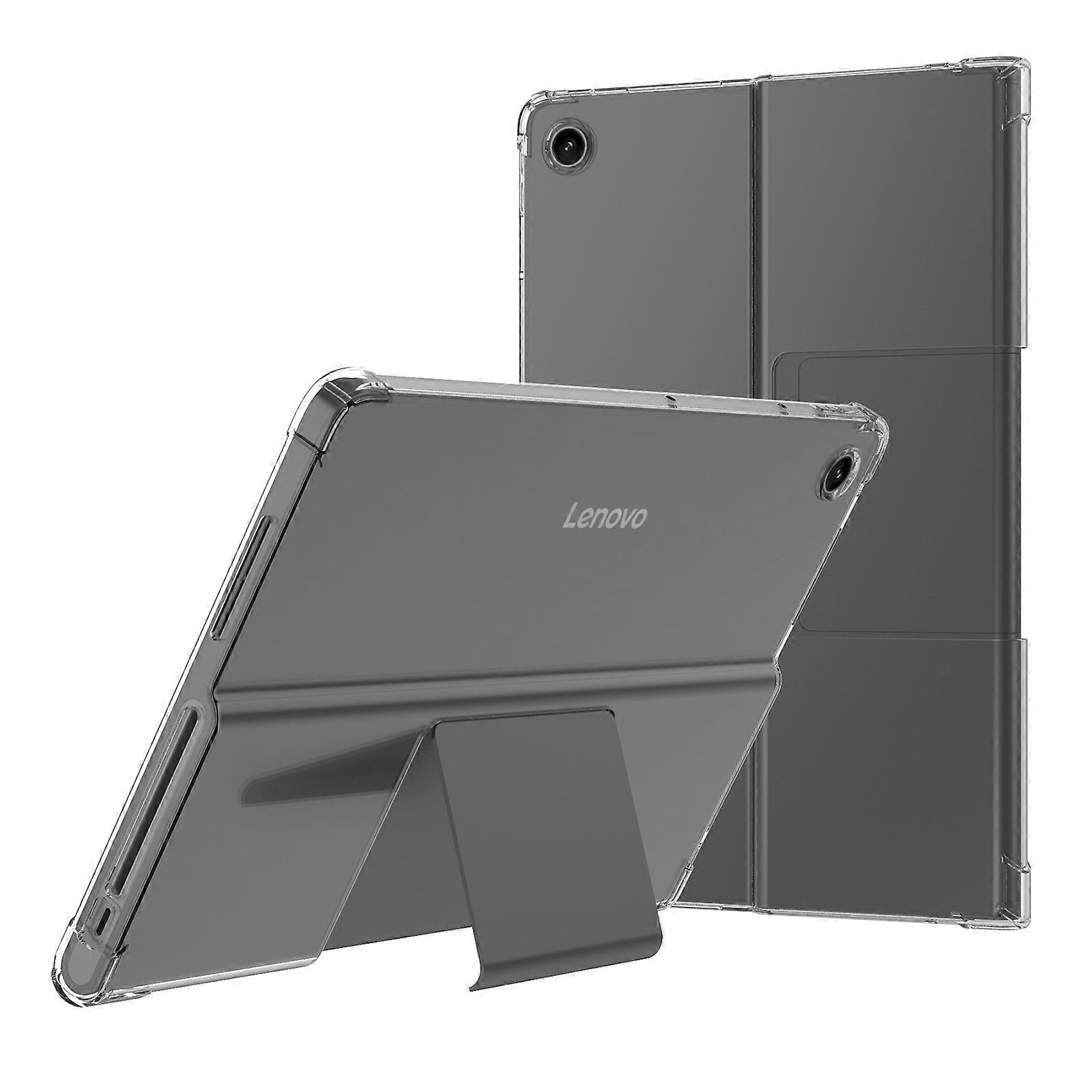 Husa tableta TPU transparenta pentru Lenovo Tab Plus, protectie colturi, design ultra-subtire