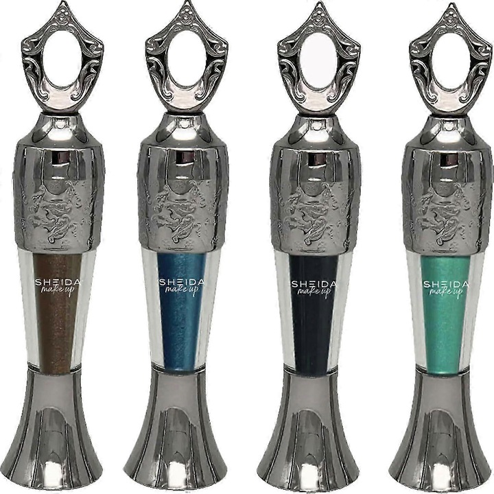 Creion ochi Sheida Kohl Powder Eyeliner, set 4 culori, 10x2x2cm