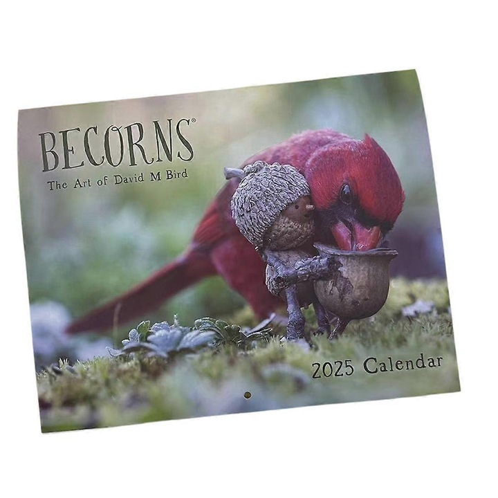 Calendar Becorns My Bird 2025, hartie, 30x45cm, multicolor