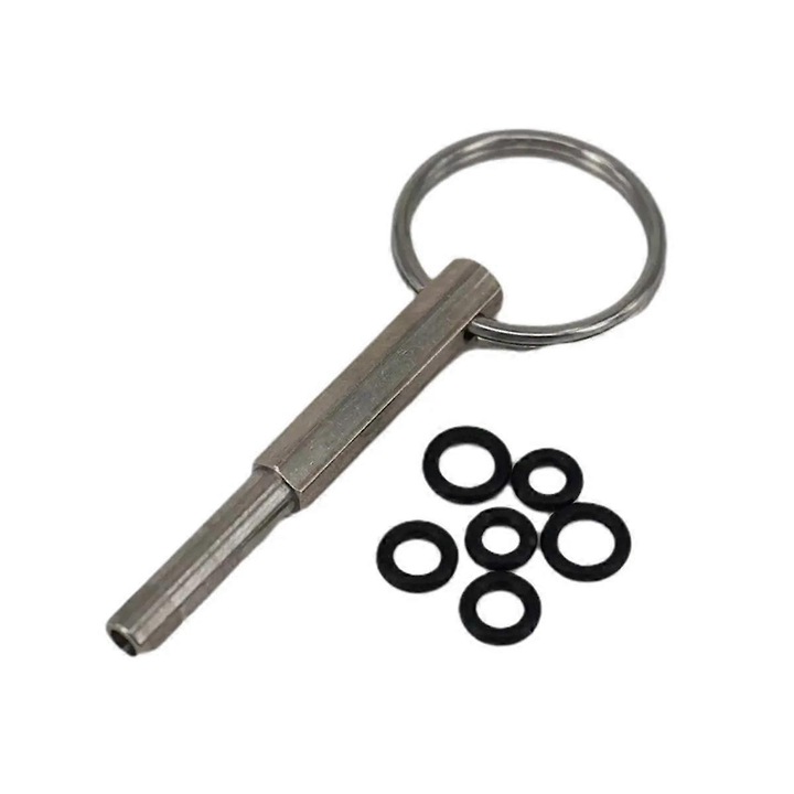 Cheie de reparare pentru aparate de cafea, Otel inoxidabil, Lungime 6.1 cm, Argintiu