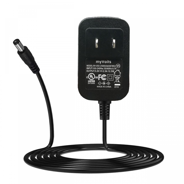 Adaptor de alimentare 5V, Pentru Revitive Isorocker IX Circulation Booster, Negru