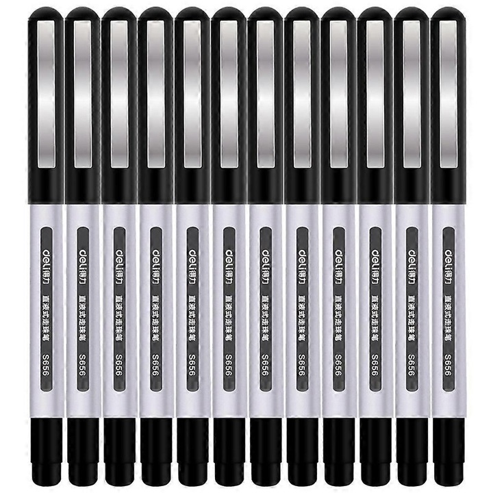 Pixuri cu bila, S656, set de 12, 0.5mm