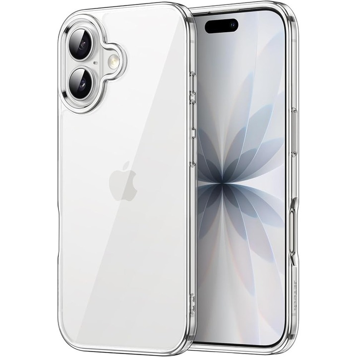 Husă telefon transparentă anti-soc pentru iPhone 17, TPU german, 6.3 inch