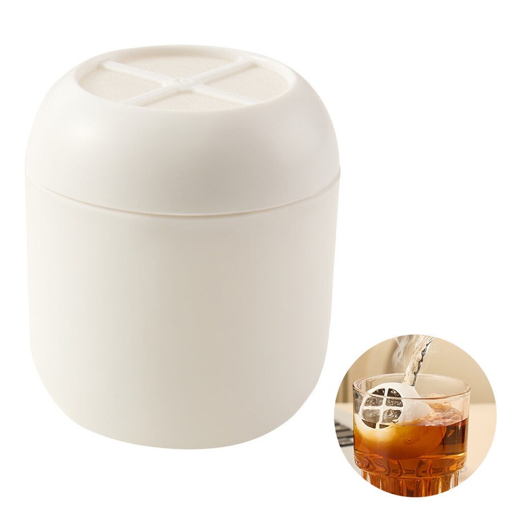 Infuzor ceai, 4.5x4.5x5CM, alb, set 1 bucata