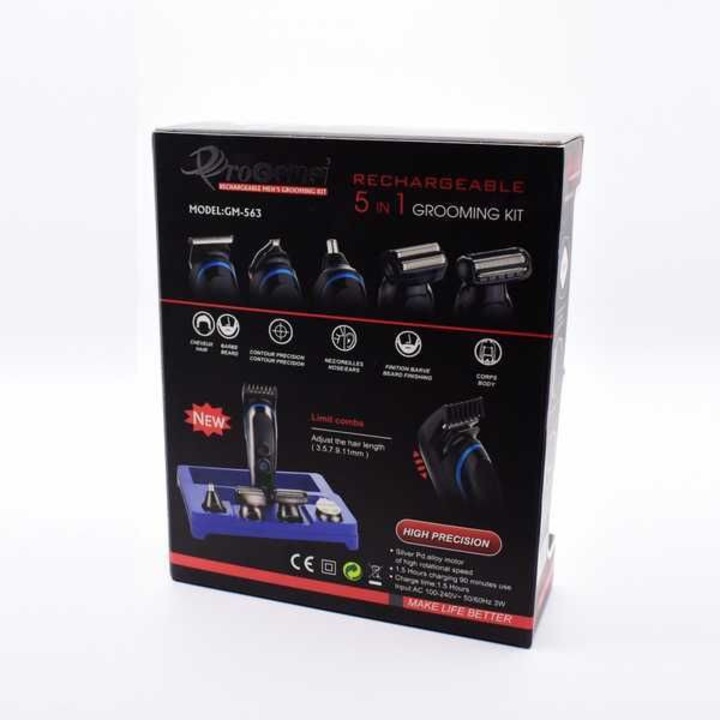 Kit de ingrijire reincarcabil 5 in 1, aparat de tuns electric multifunctional, aparat de ras, tunde parul din nas acasa, kit portabil de ingrijire pentru calatorie