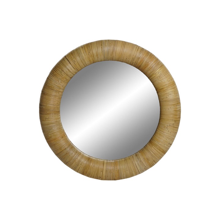 Oglinda de perete Home ESPRIT Natural Tropical 80 x 7 x 80 cm