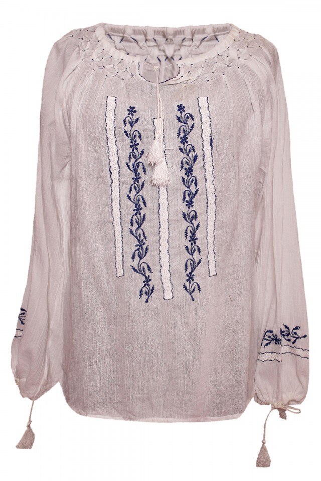 Bluza dama tip ie, Alb, DAL2550