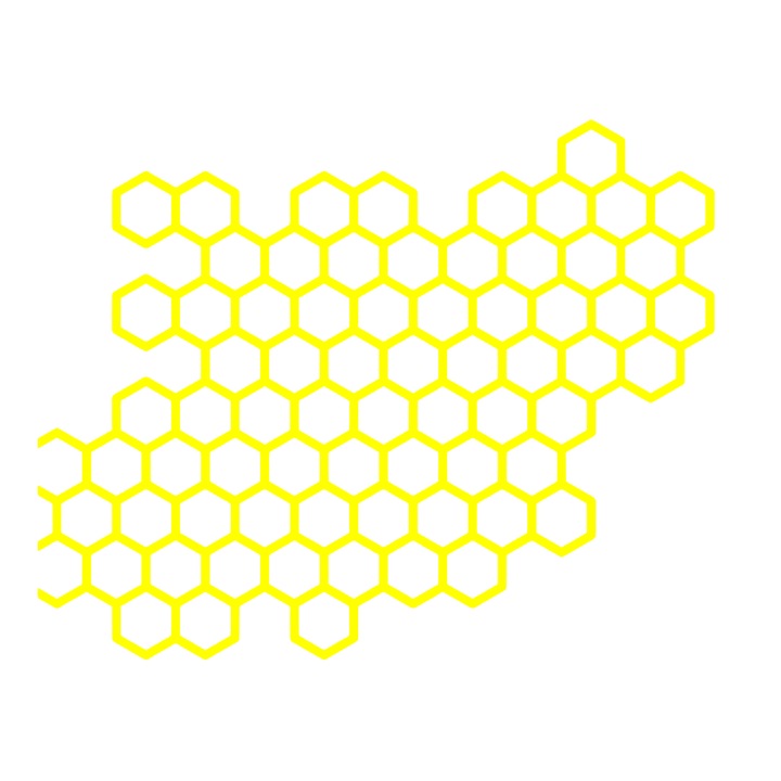 Sticker moto, auto decorativ, rezistent la apa si UV. laterale, model faguri, galben, 20cm