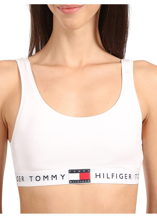 Bustiera, Tommy Hilfiger, Alb