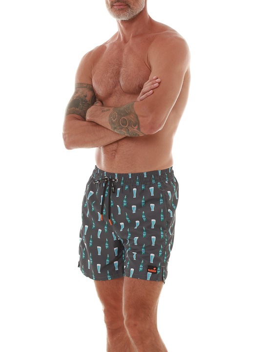 Pantalini de baie barbati, Bluepoint, Model bere, multicolor