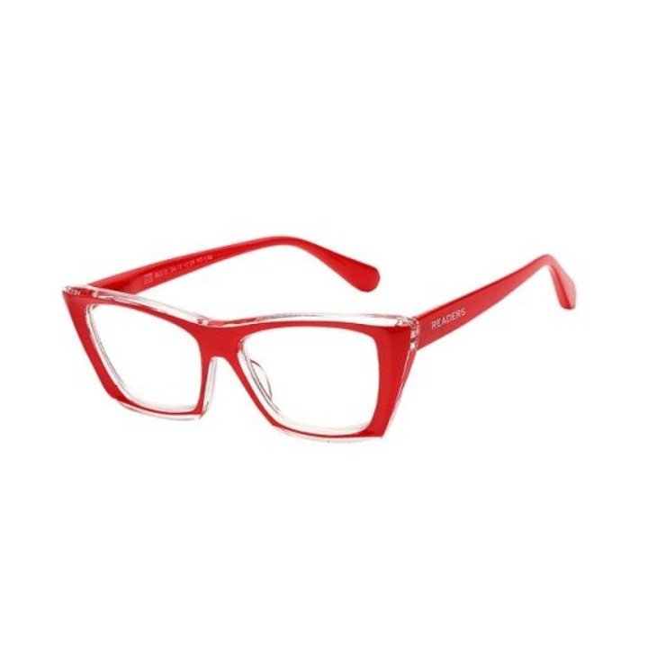 Ochelari de citit cu lumina albastra Readers BL216 – Rosu +1.50