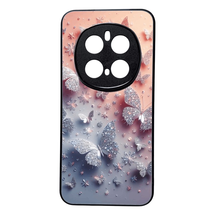 Калъф от мек TPU, съвместим с Honor Magic 7 Pro, Дизайн Пеперуда