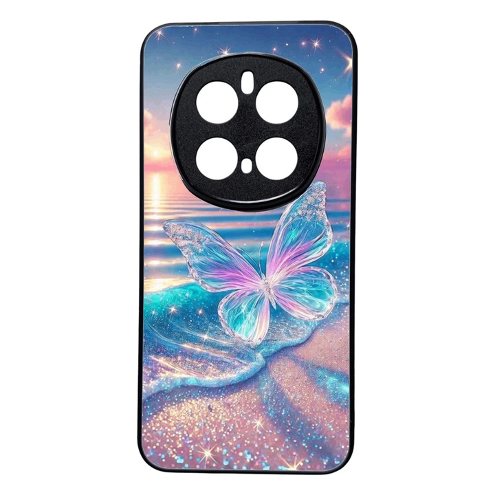 Калъф от мек TPU, съвместим с Honor Magic 7 Pro, Дизайн Butterfly3