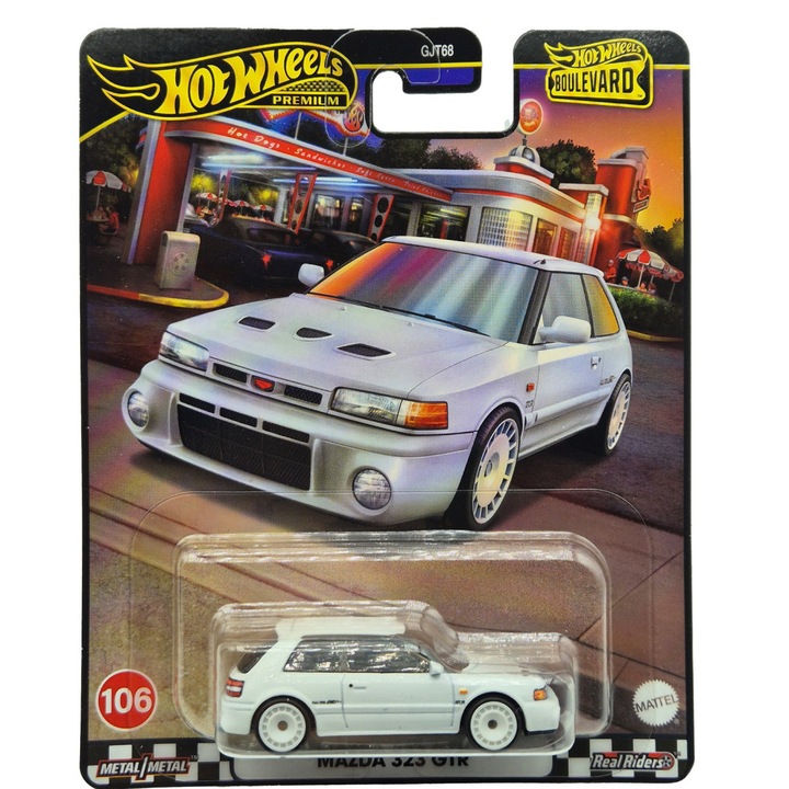 Hot Wheels Premium - Boulevard - Mazda 323 GTR - Hot Wheels - 1:64