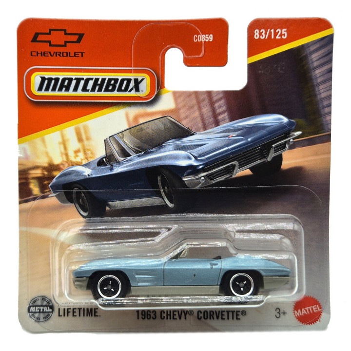 Chevrolet Chevy Corvette (1963) - 83/125 - bliszteres - Matchbox - 1:64