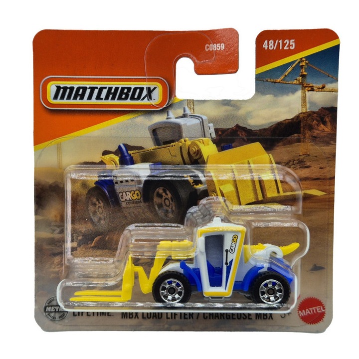 MBX Load Lifter/Chargeuse MBX - targonca - 48/125 - bliszteres - Matchbox - 1:64