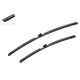 Set stergatoare auto AUDI A6 C8 (4A2) din 2018-2021, pentru parbriz auto, 2 bucati, Bosch Aerotwin, din cauciuc siliconat rezistent, 4 Stickere Auto AUDI