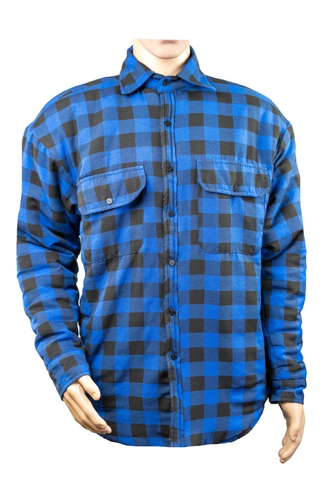 Jacheta de iarna PGT FROST, flanel, albastra