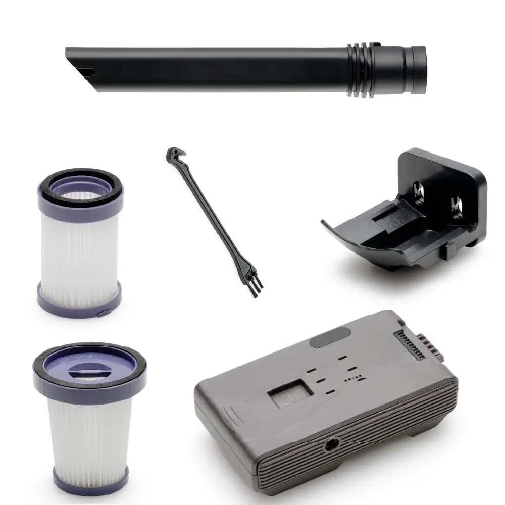 Aspirator vertical fara sac Solis, Flexi Vac Cleaner 350, reincarcabil, pentru toate suprafetele, capacitate 1 litru, perie cu iluminare LED, tub telescopic, filtru HEPA, ecran tactil, usor de folosit, antracit
