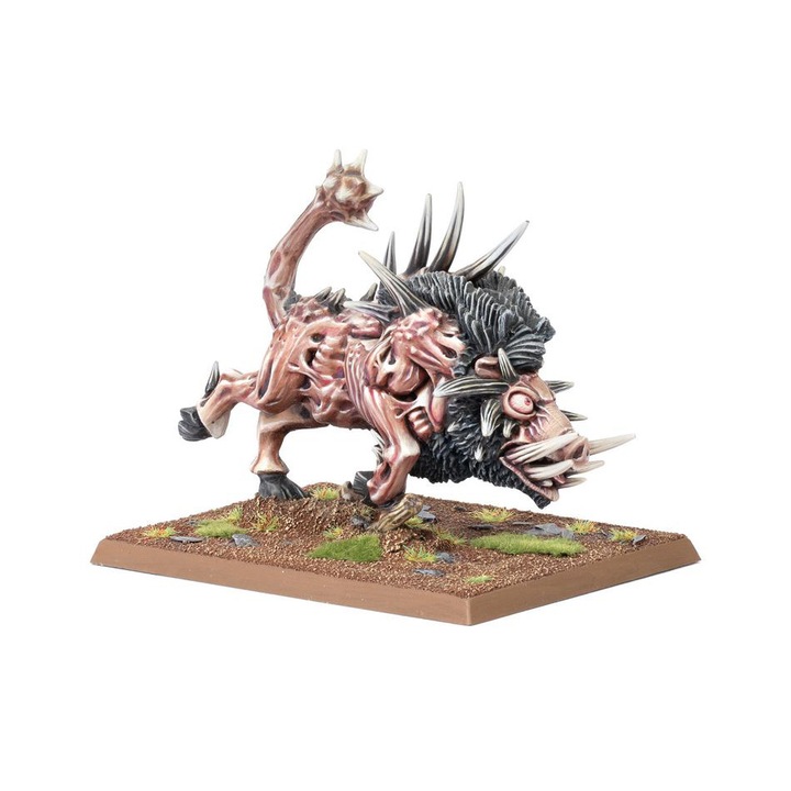 Разширение за игра Warhammer The Old World, Razorgor Beastmen Brayherds, Games Workshop, модел за сглобяване, сив