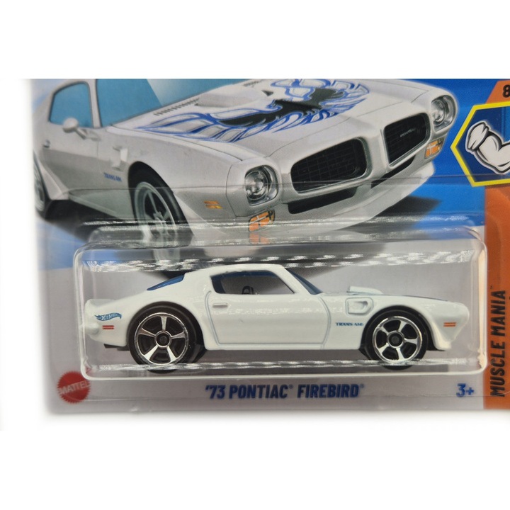 73 Pontiac Firebird - Muscle Mania Folie Musclée 8/10 - 230/250 - Hot Wheels - 1:64