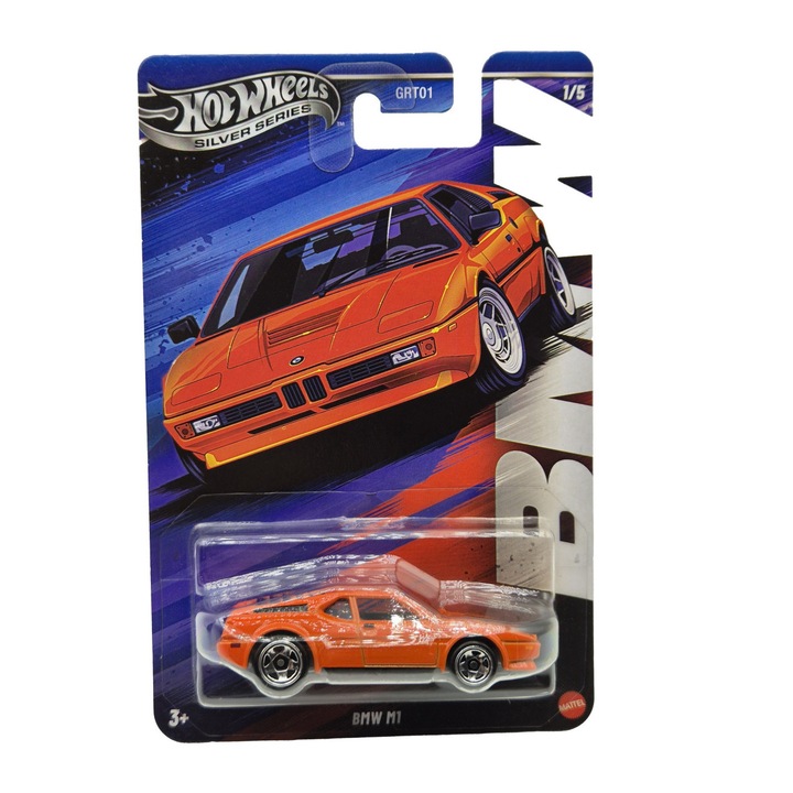 BMW M1 - 1/5 - hosszú kártyás - Hot Wheels - 1:64