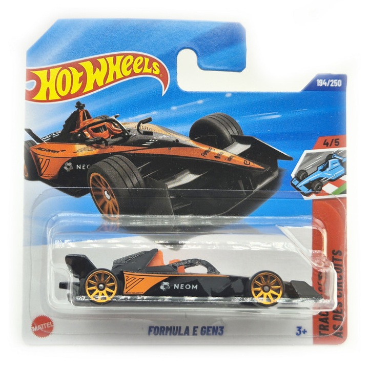 Formula E Gen3 - Track Aces As des Circuits 4/5 - 194/250 - Hot Wheels - 1:64