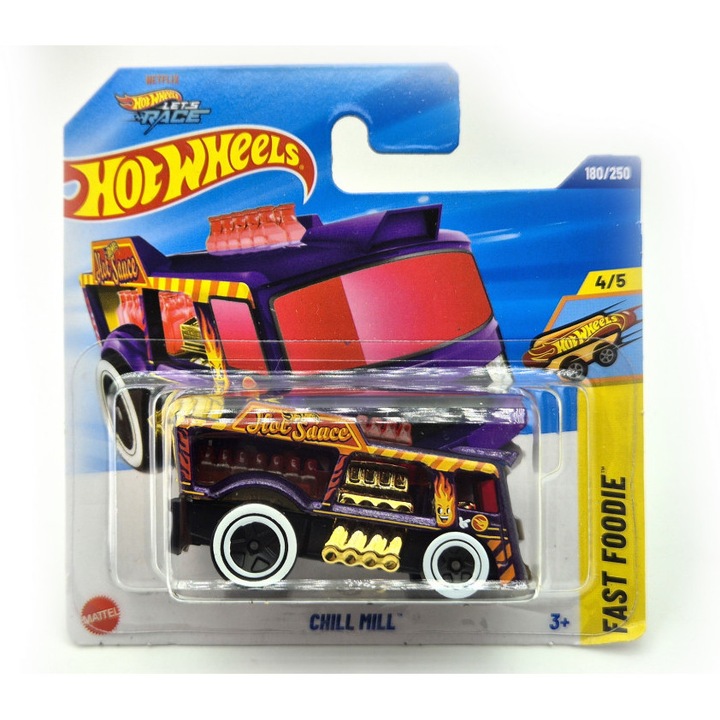 Hot Wheels Chill Mill - Fast Foodie - 180/250 - Treasure Hunt TH - Hot Wheels - 1:64