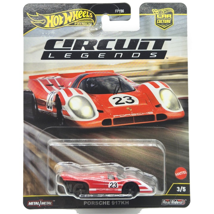 Hot Wheels Premium - Car Culture Circuit Legends 3/5 - Porsche 917KH - Hot Wheels - 1:64