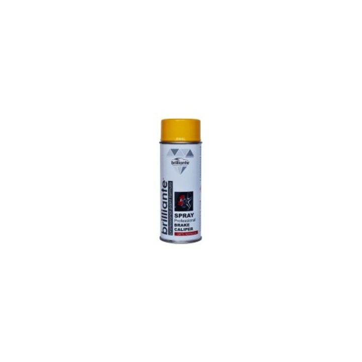 Vopsea Spray Galben pentru Etriere Frane (RAL 1023) 400ml Brilliante