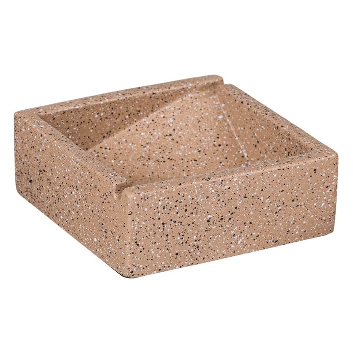 Kerámia Hamutartó, Mozaik, Bézs, 11.5x11.5x4 cm, MYONNA IT & E- COMMERCE ®