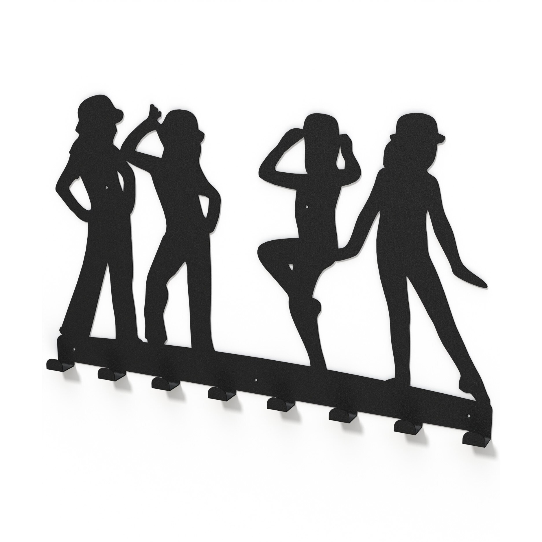 Cuier metalic DANS FETITE-model 4097 Negru