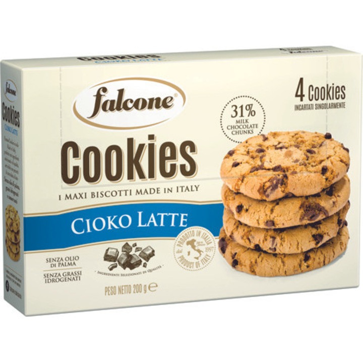 Fursecuri Falcone Cioko cu lapte 200 gr - italia