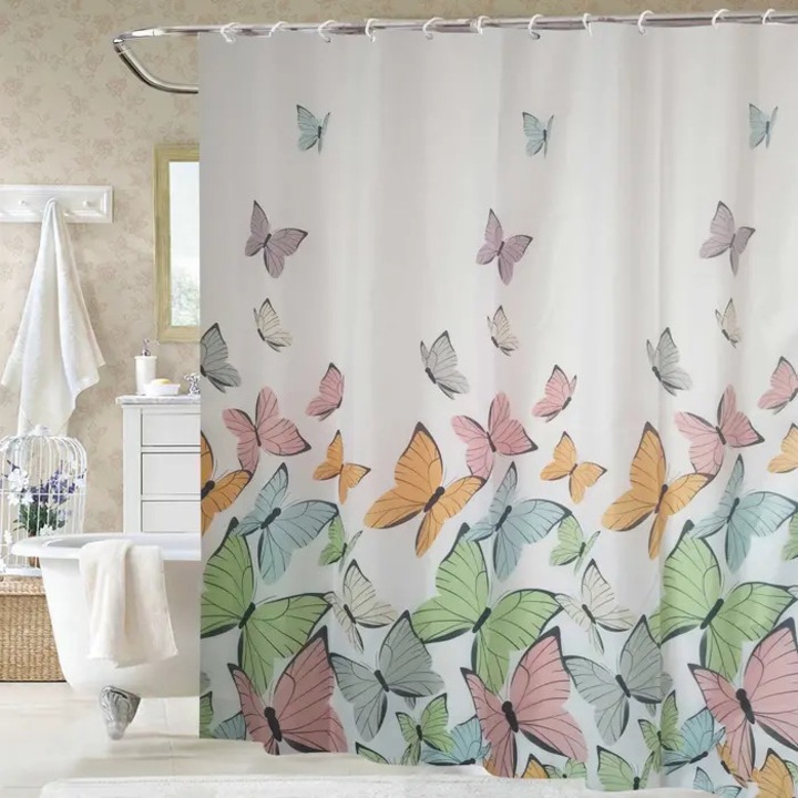 Perdea dus SWSC-768, model fluturi, 180 x 200 cm