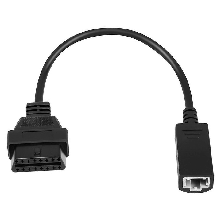 Cablu OBD2 3 Pin la 16 Pin, compatibil Honda, culoare neagra, material ABS