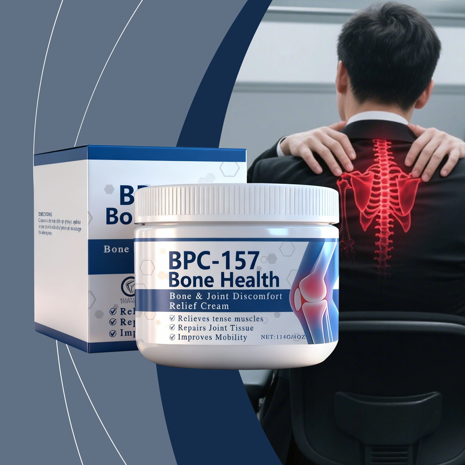 picdo bpc 157 cream Crema pentru disconfort articular bpc-157, 114g, ingrediente active