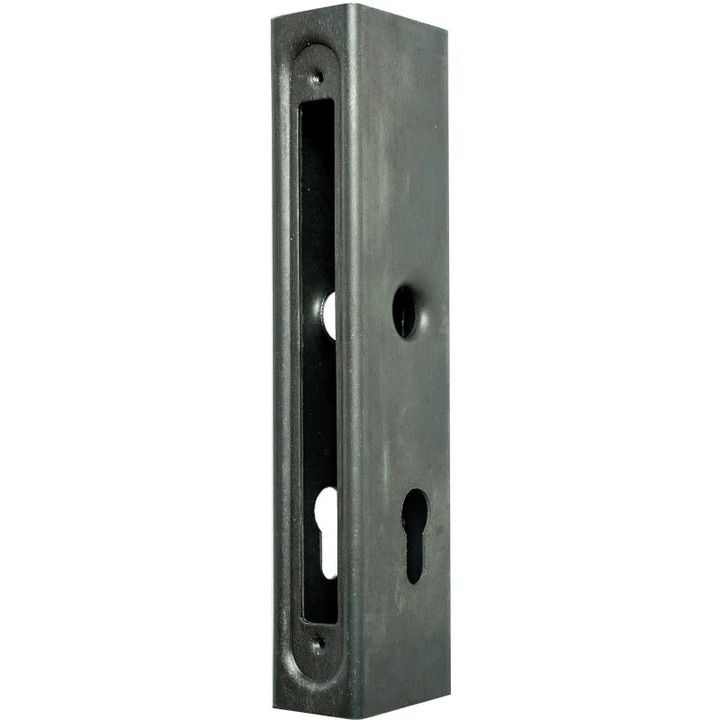 Carcasa metalica pentru broasca incastrabila, distanta 72 mm, profil 40x60 mm, otel negalvanizat