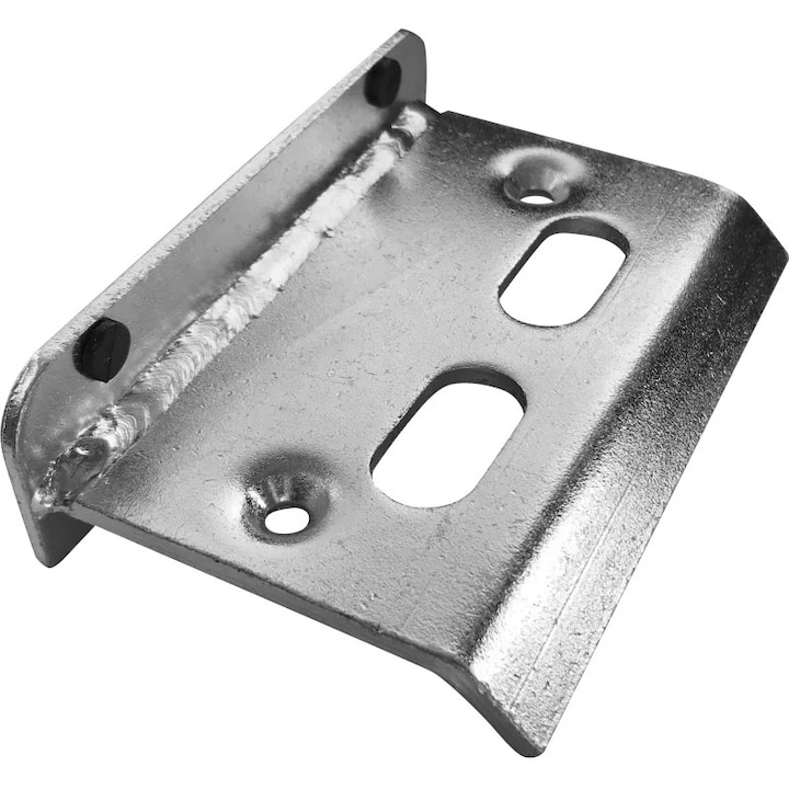 Opritor aplicat pentru usi, porti mici si porti batante, protectie din cauciuc, otel inoxidabil, 130x150 mm, argintie