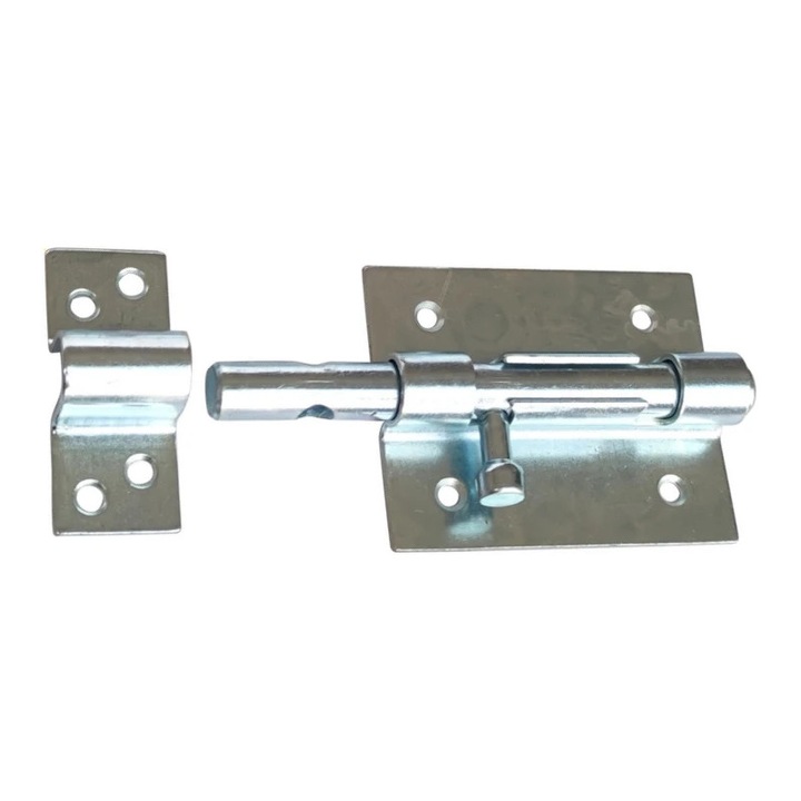 Zavor usa sau poarta, blocare lacat, lungime 108 mm, complet galvanizat