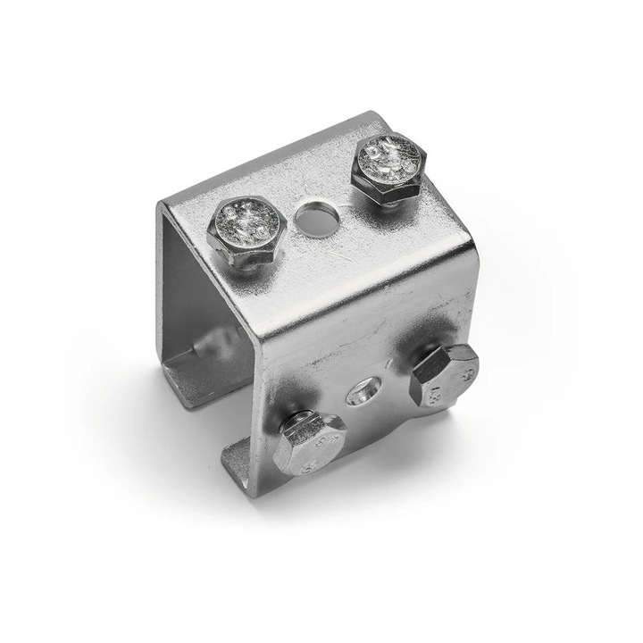 Conector de sina sistem 25 pentru porti glisante sau suspendate, sectiune 41x48 mm, otel