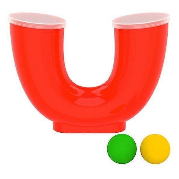 Interaktív játék U Tube Stunt Ball, piros, agyfejlesztő, szett 5 év feletti gyerekeknek