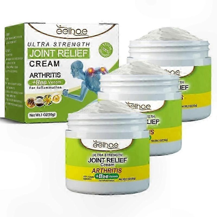 Ízületi fájdalomcsillapító krém méhméreggel, 30g, 3 db-os szett