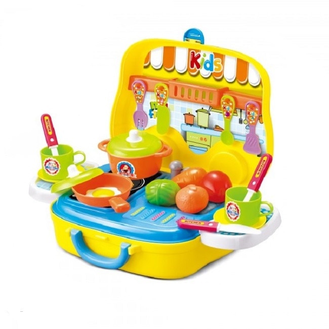 Bucatarie pentru copii Buba Kitchen Cook 008-919, Galbena