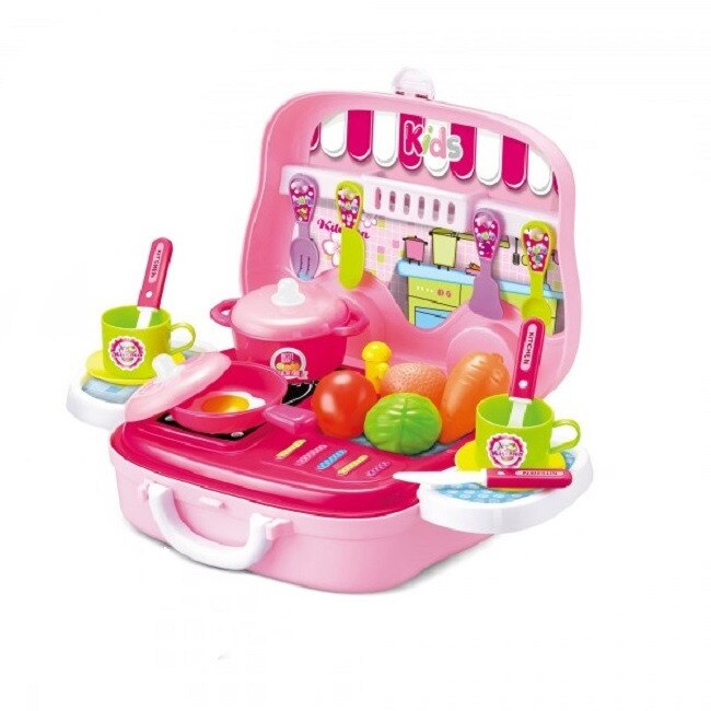 Bucatarie pentru copii Buba Kitchen Cook 008-915, Roz