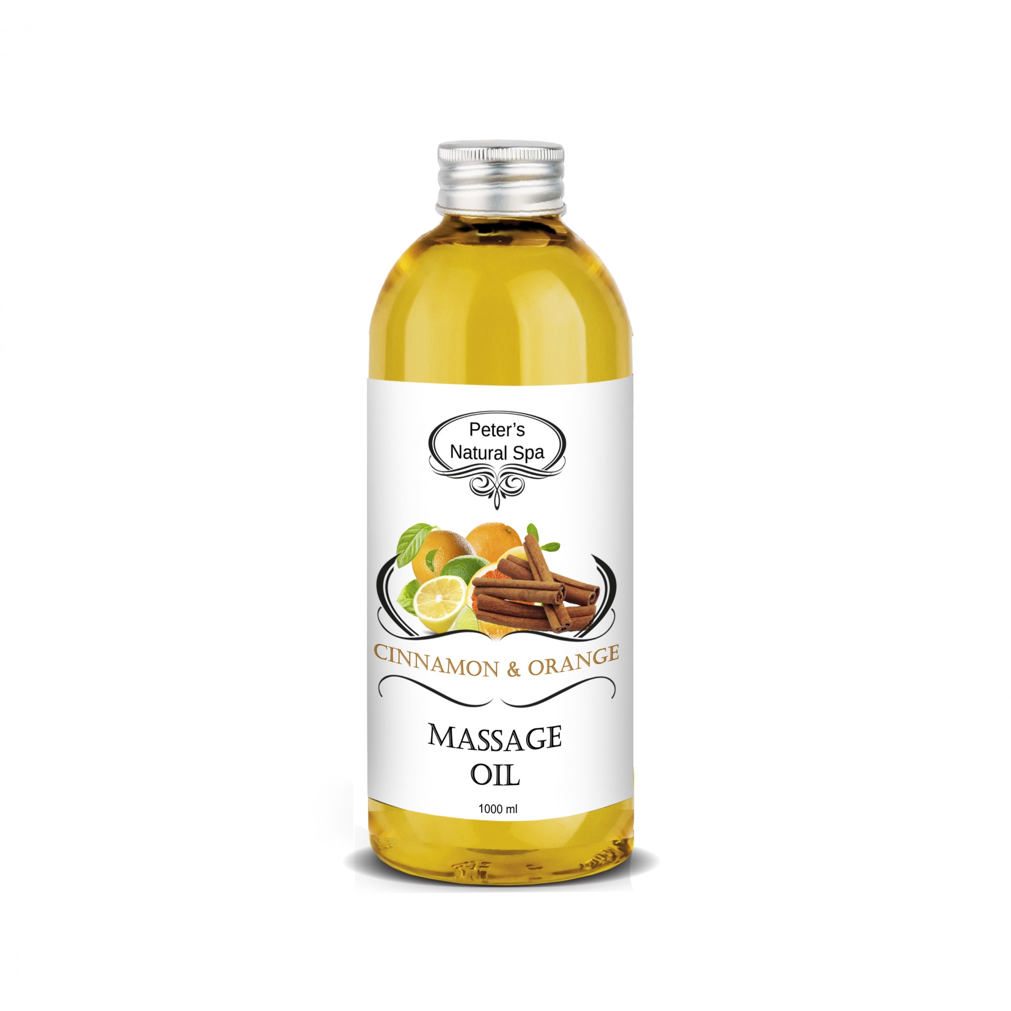Ulei de masaj Portocale si Scortisoara Peters Natural Spa 1000 ml