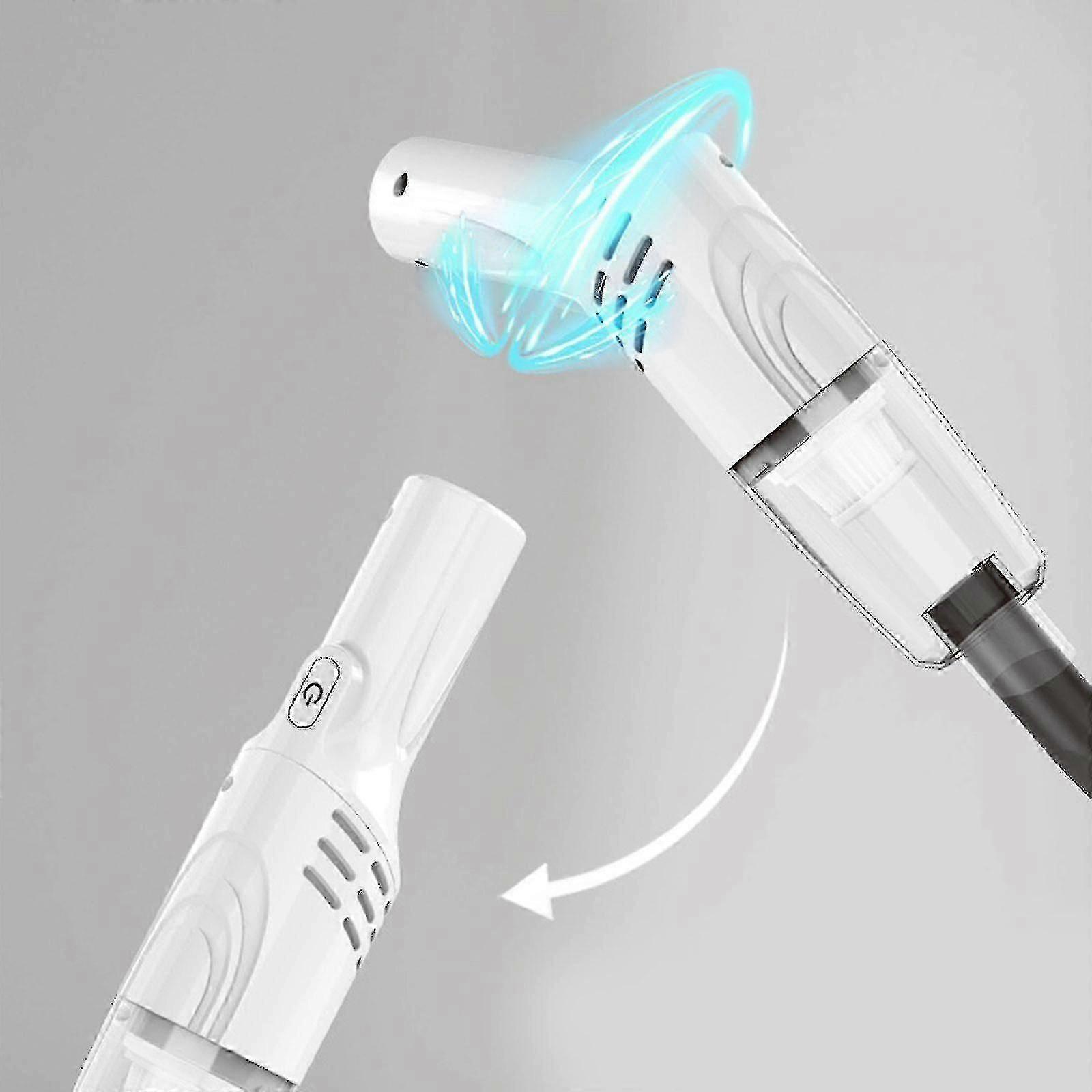 Aspirator vertical fără fir, sistem de filtrare 5 etape, alb, 92.3x21.3x6.9cm